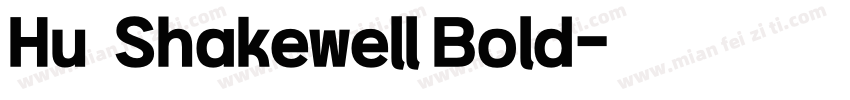 Hu  Shakewell Bold字体转换